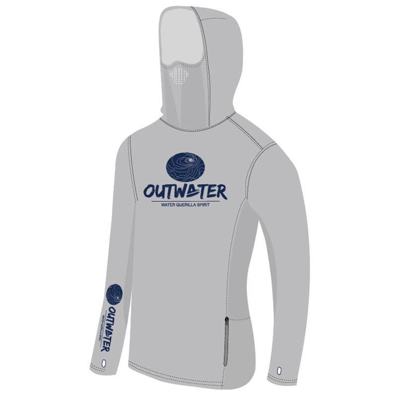 Pour vos sorties - Sweat Homme Outwater Guerilla PRO Gray - Gris - S