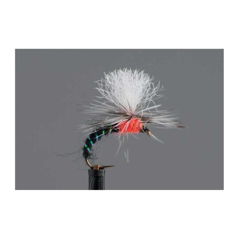 Essentiel pêche - Mouche TOF Palmer Klinkhammer - Noir/rouge - Noir Rouge - 3 - N°12