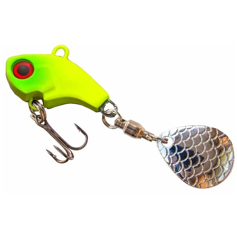 Essentiel pêche - Leurre Coulant Teklon Phanter 73 Tail Spinner - 5.5CM - Matt Chartreuse - 1 - 5.5 - 7.3