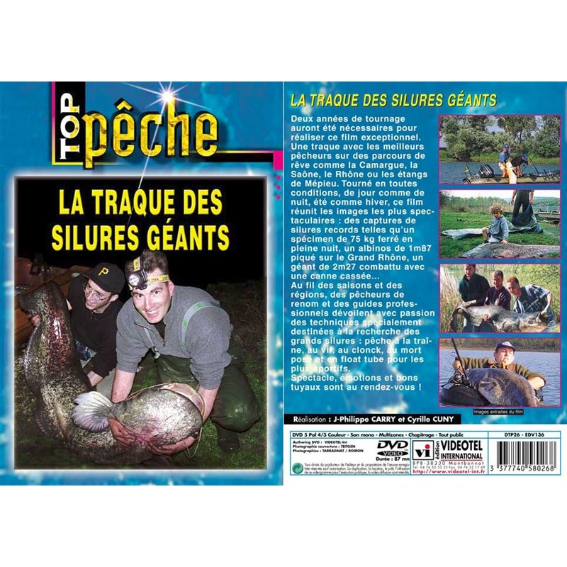 Choix du pêcheur - DVD - LA Traque des Silures Geants - Peche des Carnassiers - TOP Peche
