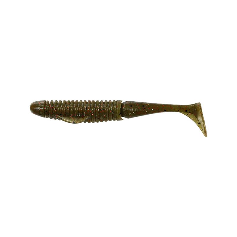 Pour vos sessions - Leurre Souple DUO Realis Boostar Wake 3.5 - 9CM - PAR 6 - Green Pumpkin Red Flake - 6 - 9 - 5