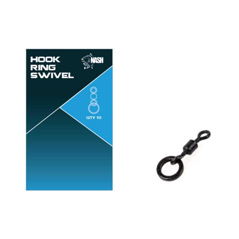Choix du pêcheur - Emerillon Nash Hook Bead Ring Swivels - 20 - 10