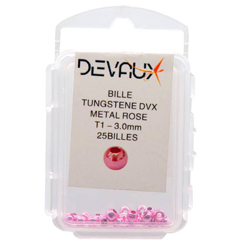 Essentiel pêche - Bille Tungstene Devaux DVX Metal Rose - Rose - 25 - 2.5