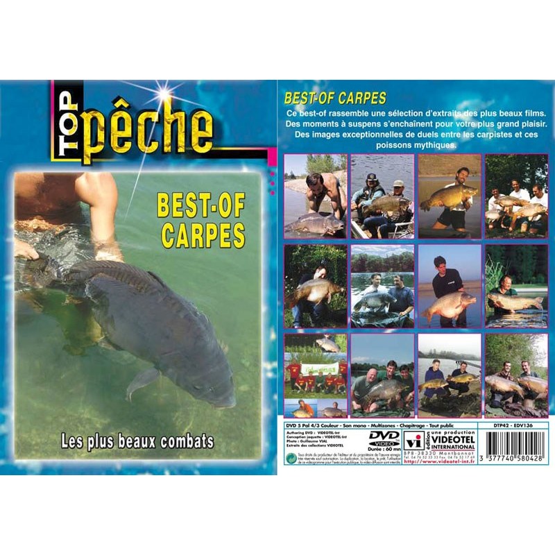 Choix du pêcheur - DVD - Best - OF Carpes : les Plus Beaux Combats - Peche de la Carpe - TOP Peche