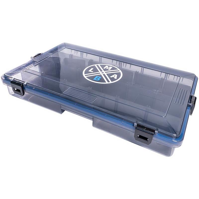 Choix du pêcheur - Boîte Lmab Tackle BOX Shallow - Smoky Grey - 35.5 x 23 x 5 - L