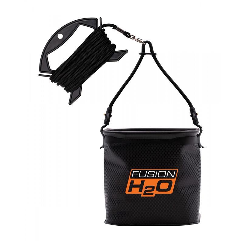 Sélection pêche - Seau Pliable Guru Fusion H2O Water Bucket - 16 x 15 x 15 - 3.5