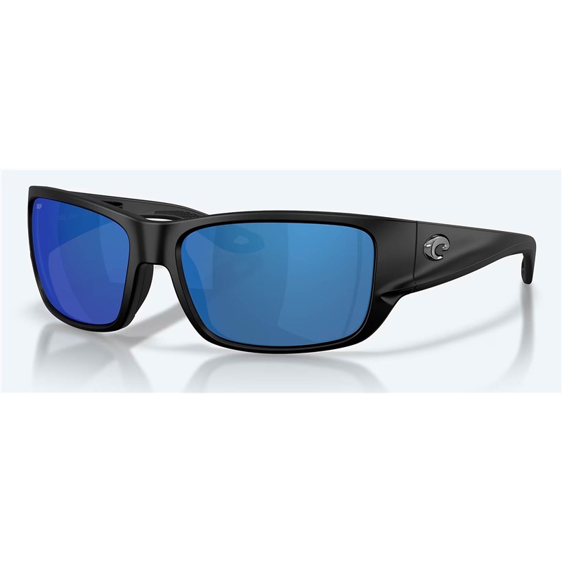 Pour vos sorties - Lunettes Polarisantes Costa Schoolie 580P - S - 580P - Polycarbonates - Bleu Miroir - Matte Black
