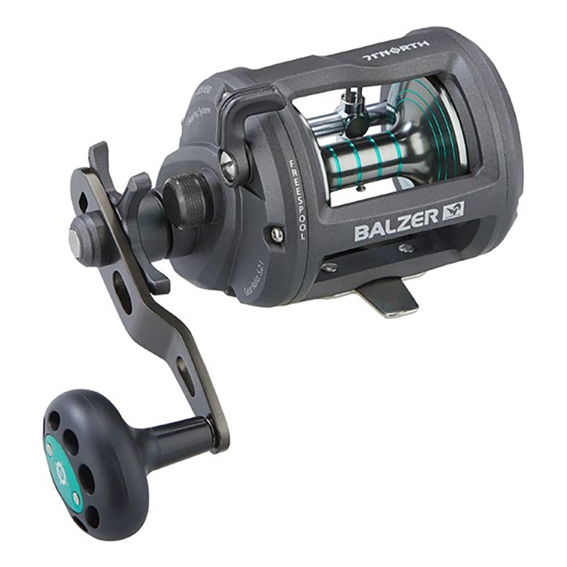 Pour vos sorties - Moulinet Casting Balzer 71° North - 200 - 650M - 25/100 - 5.2/1 - 4+1 - 485 - A Droite pour Gaucher