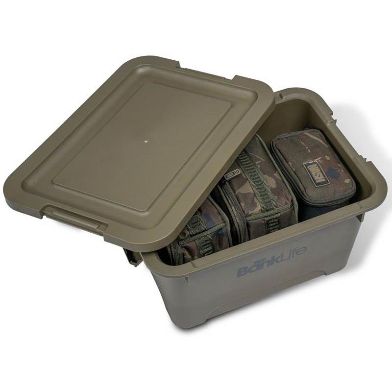 Choix du pêcheur - Boîte de Rangement Nash Bank Life Stacker Storage BOX - S - 40 x 30 x 21 - 16