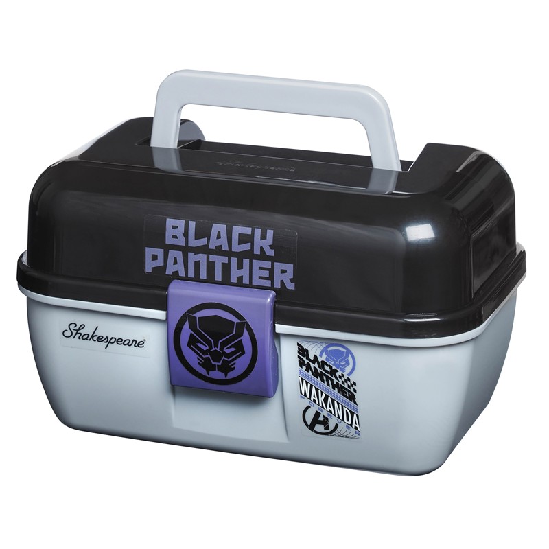 Équipement pratique - Boîte de Pêche Shakespeare Marvel Black Panther Tacklebox - 23.5 x 15.5 x 14