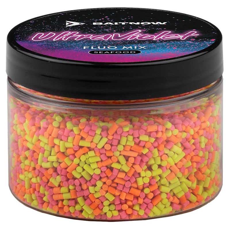 Choix du pêcheur - Additif Poudre Baitnow Fluo MIX Ultra Violet - Color Mix - Seafood - 150