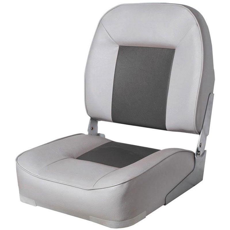 Équipement pratique - Siege de Barque Confort Plus Repliable Pike N Bass - MM - Anthracite - Gris Clair - 40 - 50 - 43