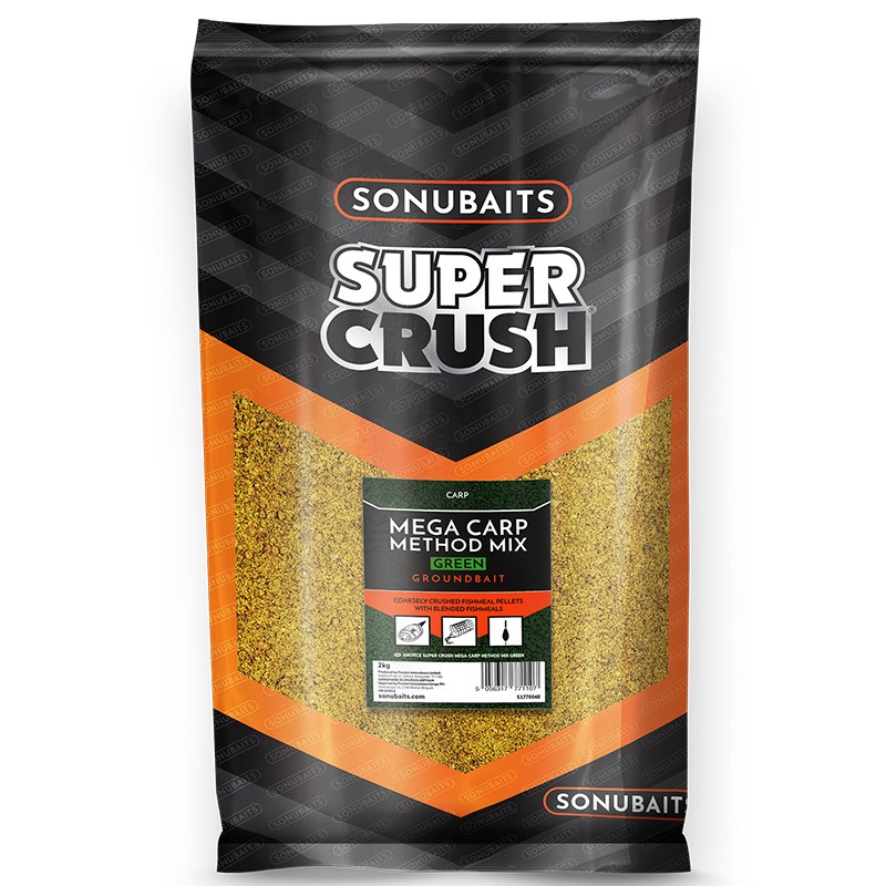 Pour vos sorties - Method MIX Sonubaits Super Crush Mega Carp Method MIX Green - Green - 2