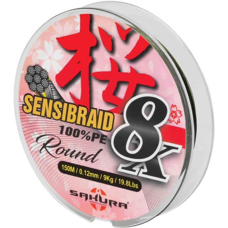 Équipement pratique - Tresse Sakura Sensibraid 8 Vert - Vert - 24/100 - 22 - 150