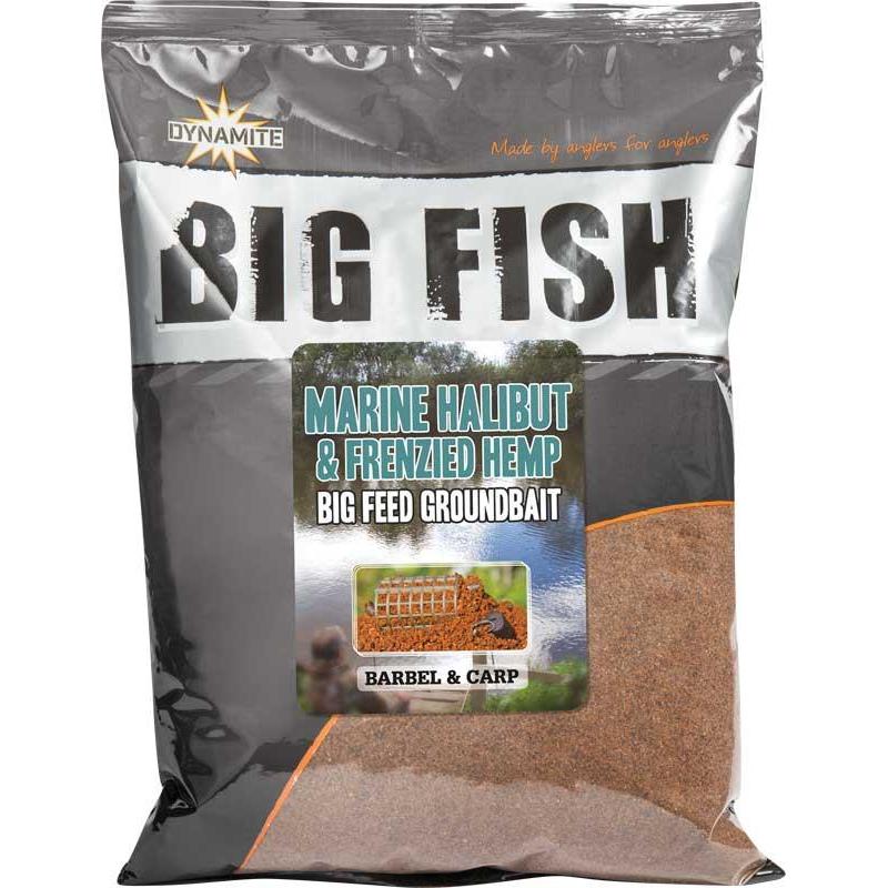 Choix du pêcheur - Amorce Dynamite Baits Marine Halibut & Hemp Groundbait BIG Fish - 1.8