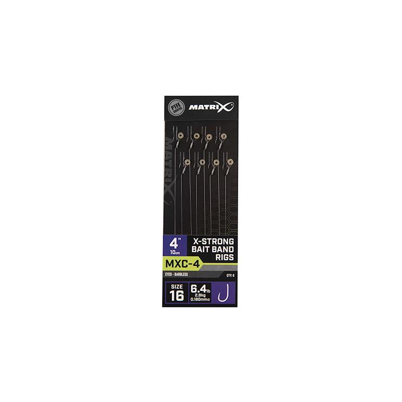 Pour vos sorties - Hameçon Monté FOX Matrix MXC - 4 4” x - Strong Bait Band Rigs - PAR 8 - 8 - 18/100 - 2.9 - N°16 - 10