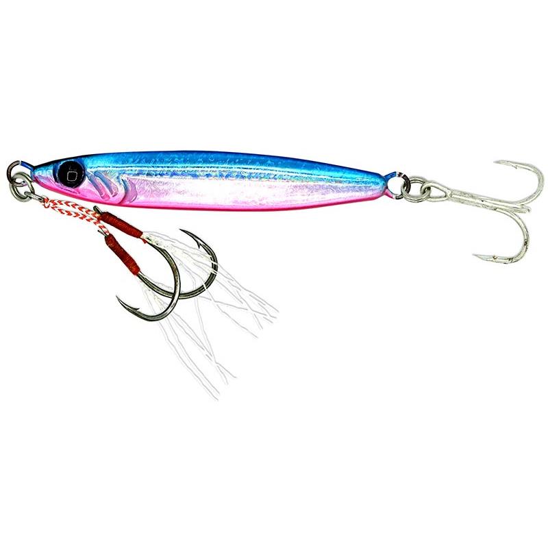 Essentiel pêche - Cuiller à Jigger Volkien Micro Candy Cast - 30G - Blue Pink Iwashi - 1 - 7.6 - 30