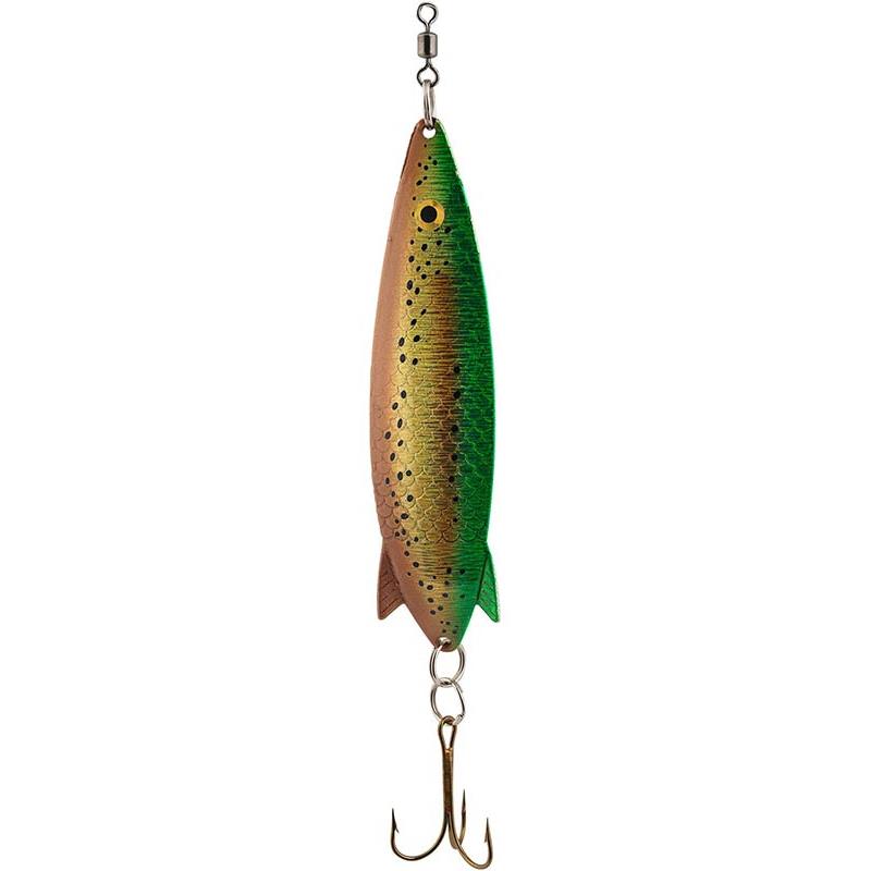 Pour vos sessions - Cuiller Ondulante ABU Garcia Toby Salmo Spoon - 30G - Gold - Green Glitter - 1 - 3 - N°1 - 420 - 30