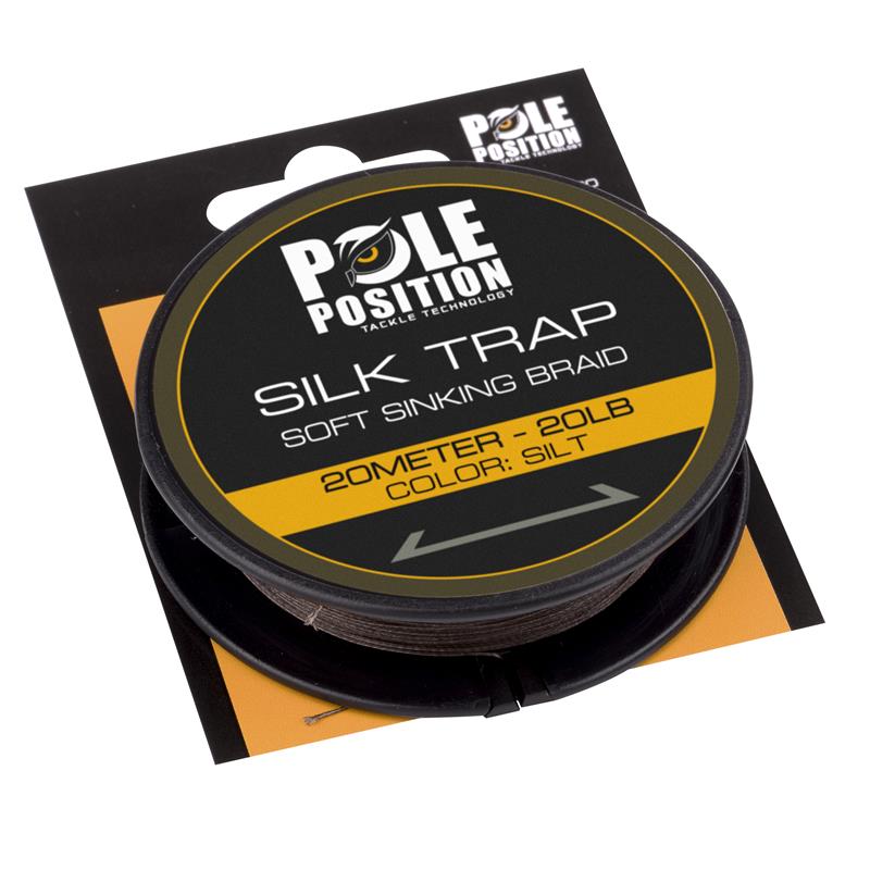 Pour vos sorties - Tresse Pole Position Silk Trap Sinking Braid - 20M - Silt - 20