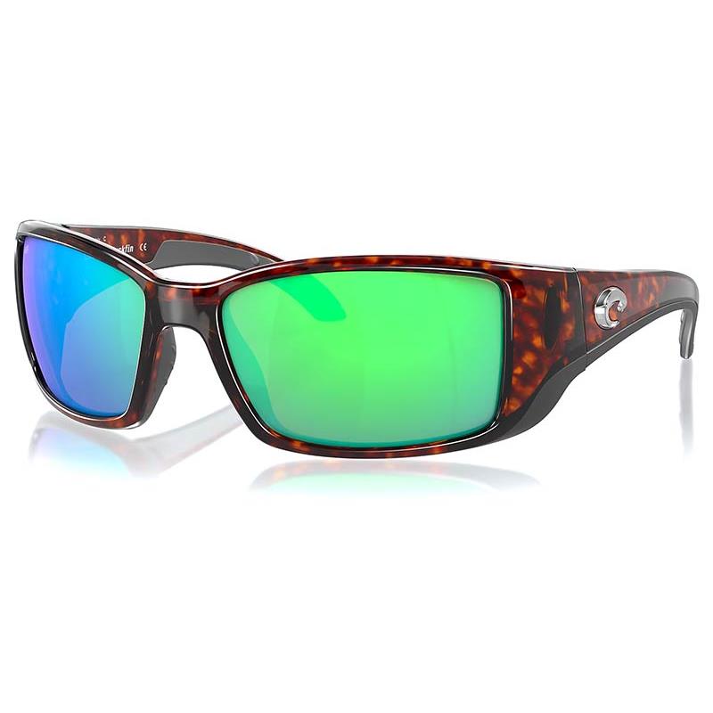 Pour vos sorties - Lunettes Polarisantes Costa Blackfin 580P - L - 580G - Vert Miroir - Tortoise