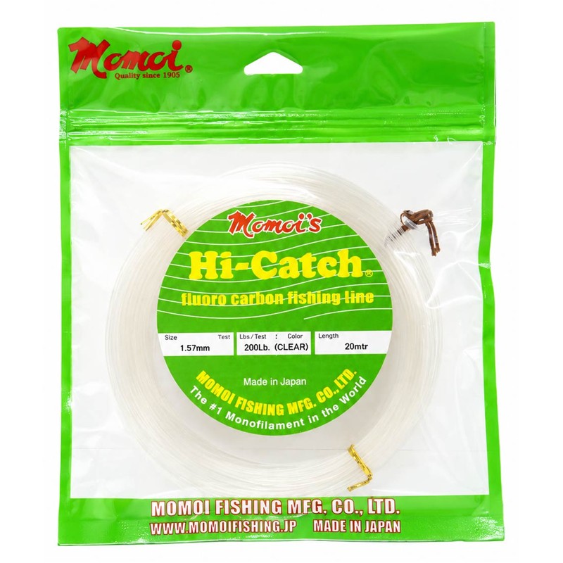 Équipement pratique - Fluorocarbone Momoi HI - Catch Fluorocarbon Line - 20M - 105/100 - 20 - 100