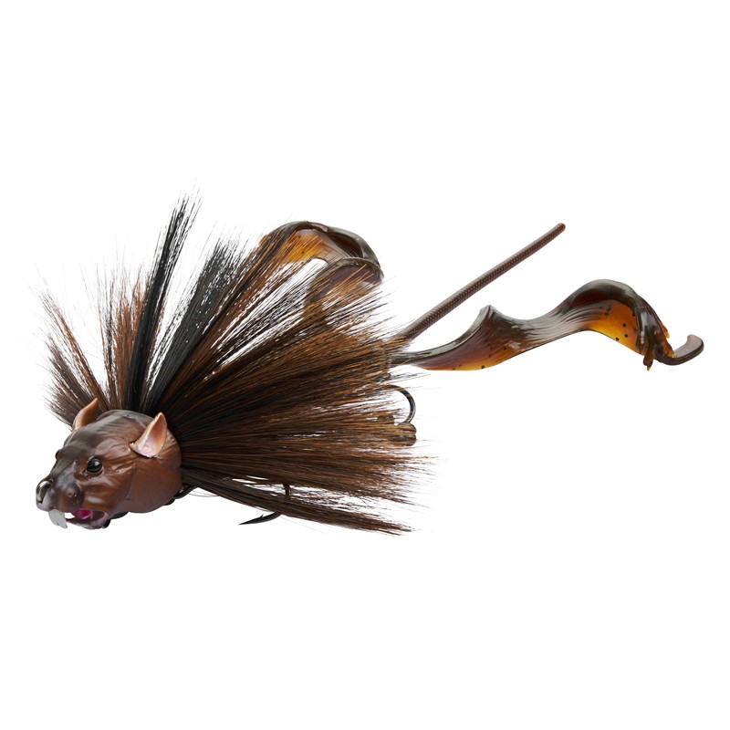 Sélection pêche - Leurre Souple Armé Savage Gear Mutant RAT - 24CM - Brown - 1 - N°1/0 - 24 - 68 - 2