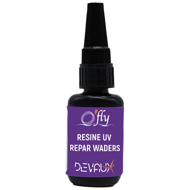 Choix du pêcheur - Vernis Devaux O FLY Resine UV Repar Waders