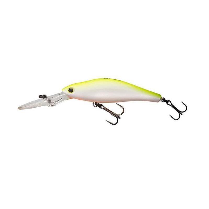 Essentiel pêche - Leurre Suspending YO - Zuri 3DS Shad MR 6.5CM - Pearl Chartreuse - 1 - 1.5 - N°8 - 6.5 - Suspending