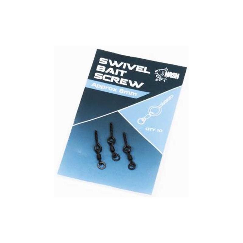 Choix du pêcheur - Accroche Appat Nash Metal Swivel Bait Screw - 10 - 8