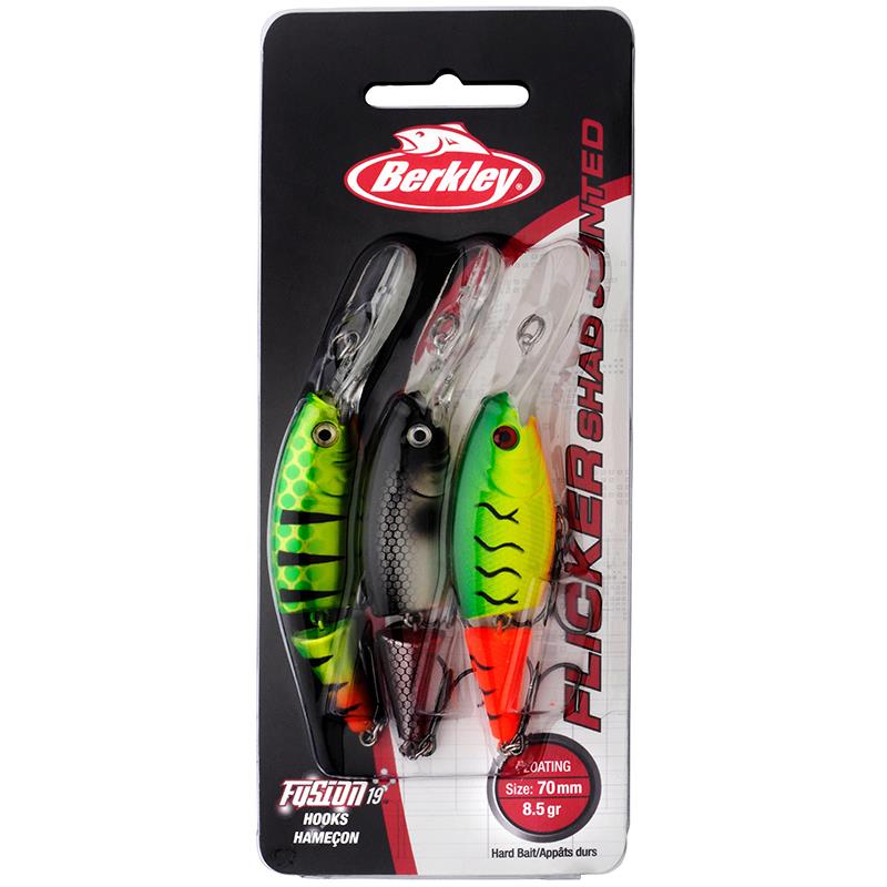 Choix du pêcheur - KIT Leurres Coulant Berkley Flicker Shad - PAR 3 - 3 - 7 - 39