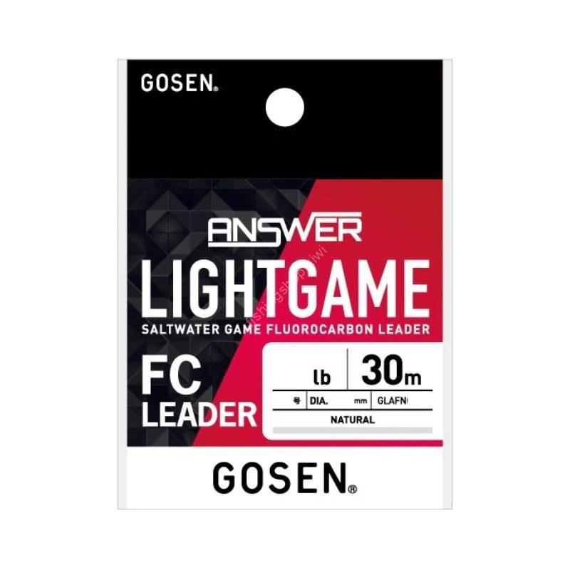 Choix du pêcheur - Fluorocarbone Gosen Answer Lightgame FC - 30M - 14.8/100 - 30 - 3 - 0.8