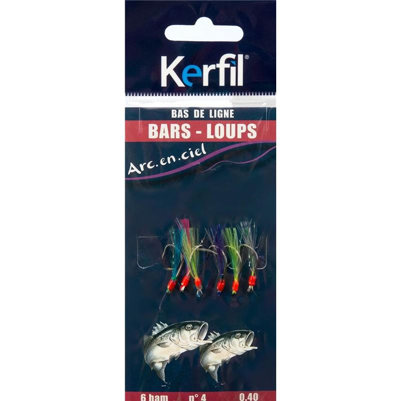 Sélection pêche - BAS de Ligne Kerfil ARC en Ciel - 60/100 - N°4 - 6