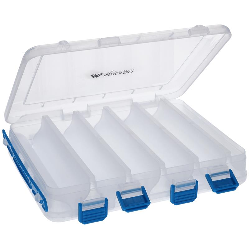 Choix du pêcheur - Boîte Mikado H513 Double Face pour Leurres - Transparent - 21 x 16.5 x 4