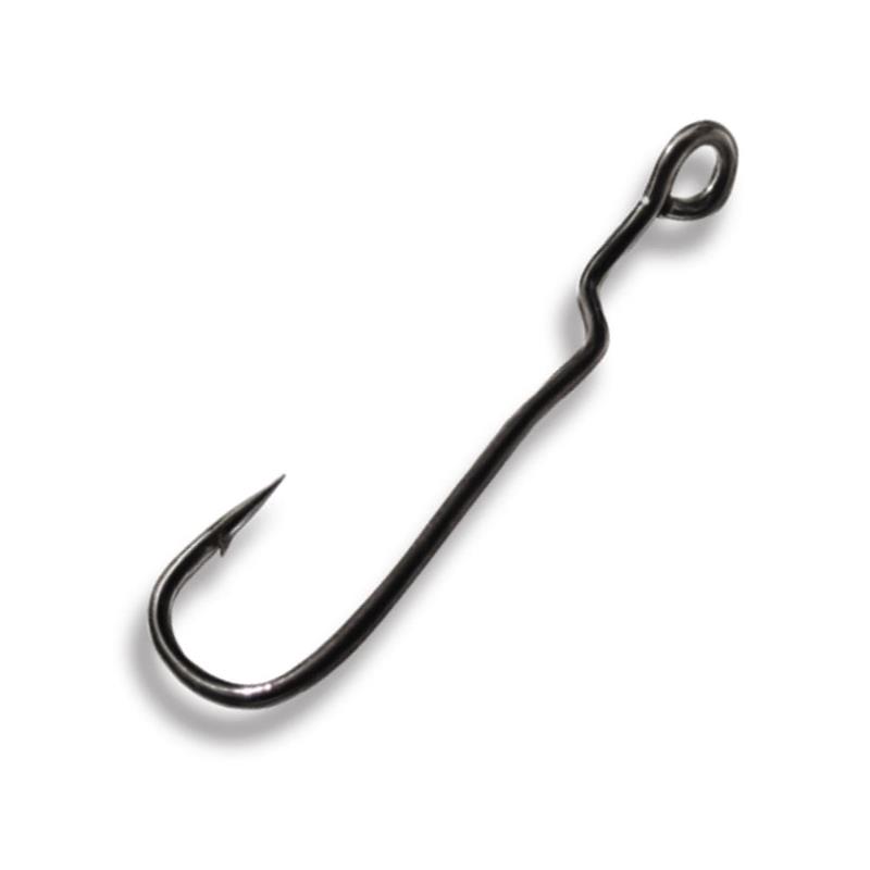 Choix du pêcheur - Hameçon Texan Crazy Fish Offset Hook Offset Joint Worm Hook - 15 - N°10