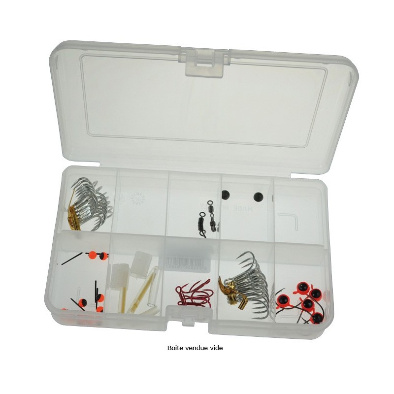 Choix du pêcheur - Boite Cristal Pafex 10 Cases - Moyen - 13 x 7 x 2