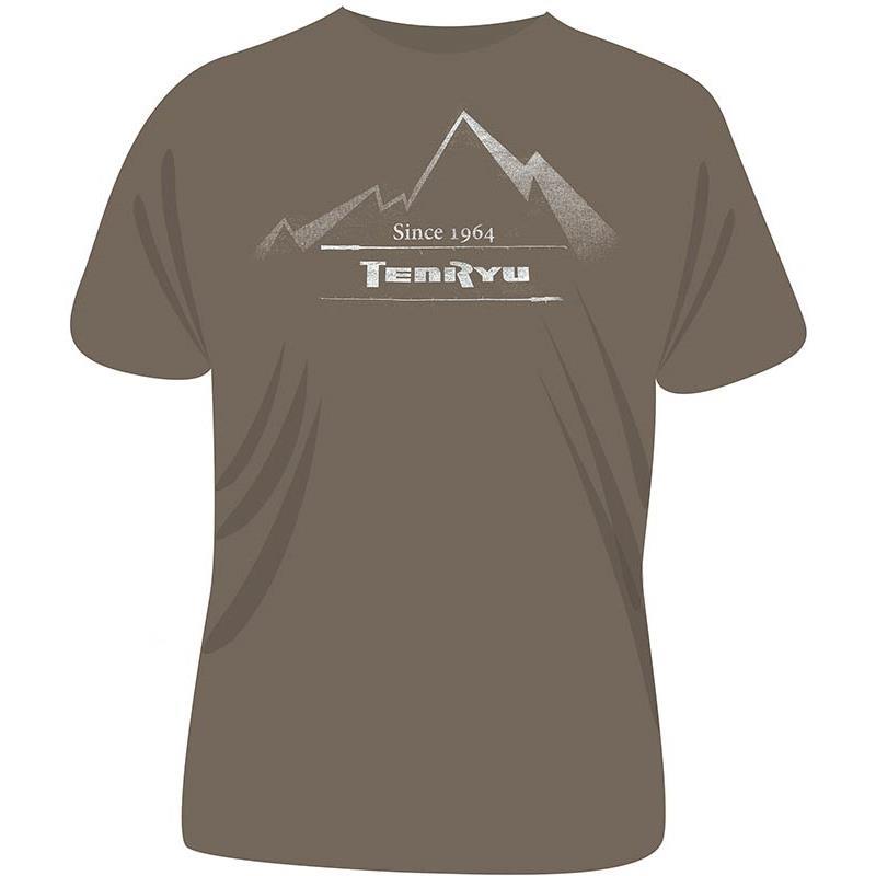 Pour vos sorties - T-shirt Manches Courtes Homme Tenryu Mountain Sand - Kaki - XXL