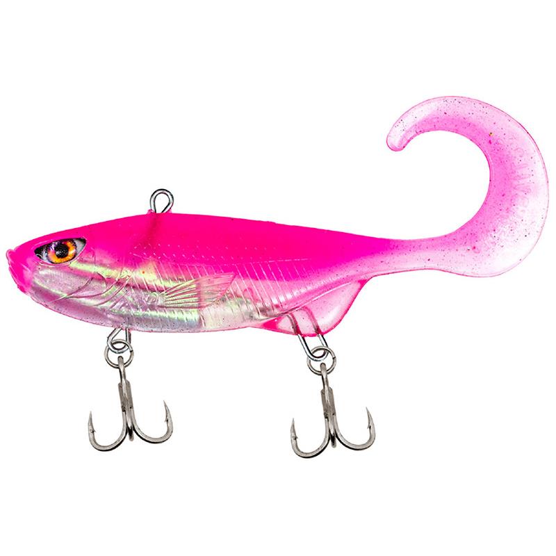 Pour vos sorties - Leurre Souple Armé Chasebaits Curly Vibe Standard - 8.5CM - Plum - 1 - 8.5 - 13