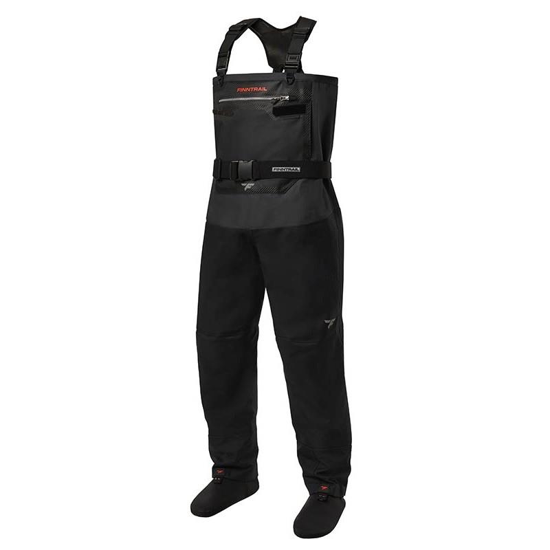 Sélection pêche - Waders Stocking Respirant Finntrail Proguide - Dark Grey - LL - 44/45