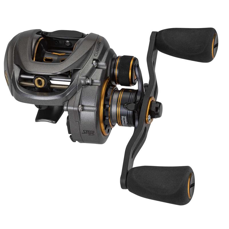 Essentiel pêche - Moulinet Casting LEW S Custom PRO Speed Spool SLP - 100.6M - 28/100 - 4 - 60 - 7.5/1 - 76 - 10+1 - 9 - 164 - A Gauche pour Droitier