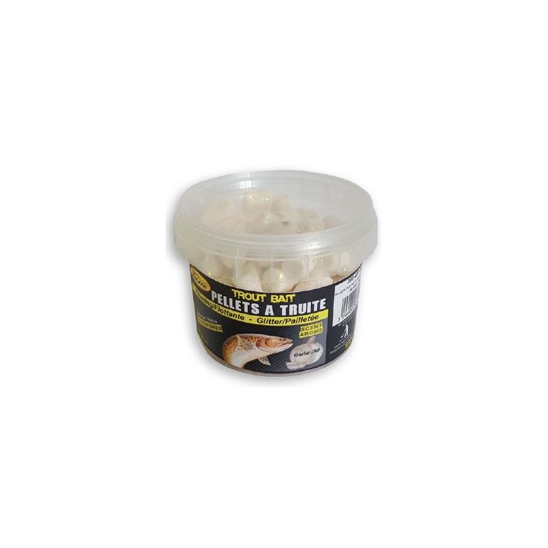 Pour vos sorties - Pellet Truite Innovation - Blanc - Ail - 55