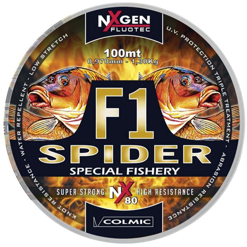 Choix du pêcheur - Nylon Colmic F1 Spider NX 80 - 100M - Transparent - 15.2/100 - 3.35 - 100