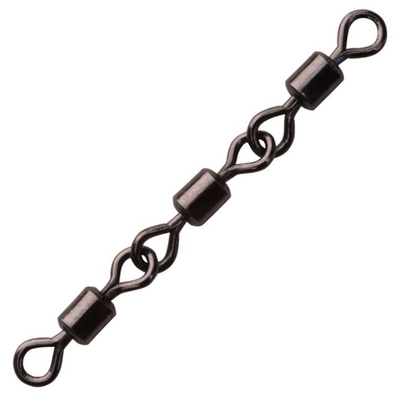 Choix du pêcheur - Emerillon SRT Rolling Triple Chained Noir - #10 - 6