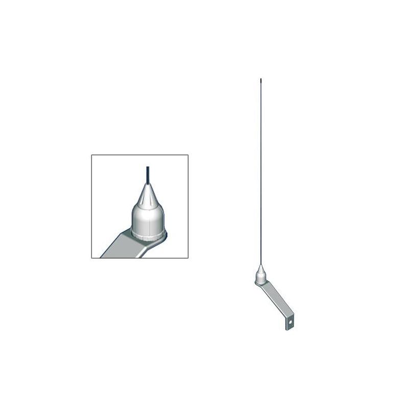 Essentiel pêche - Antenne VHF Banten 3DB WI25 Support Metal - Avec Équerre en Inox - Inox - 100