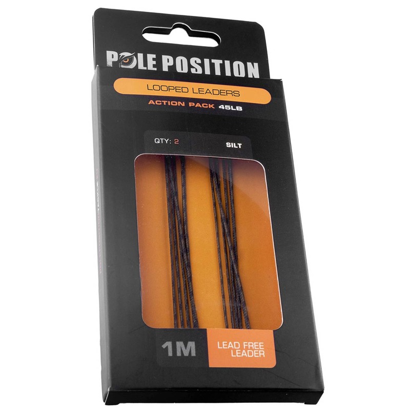 Pour vos sessions - Leadcore Pole Position Unleaded Looped Leader - Weed - 2 - 1 - 45