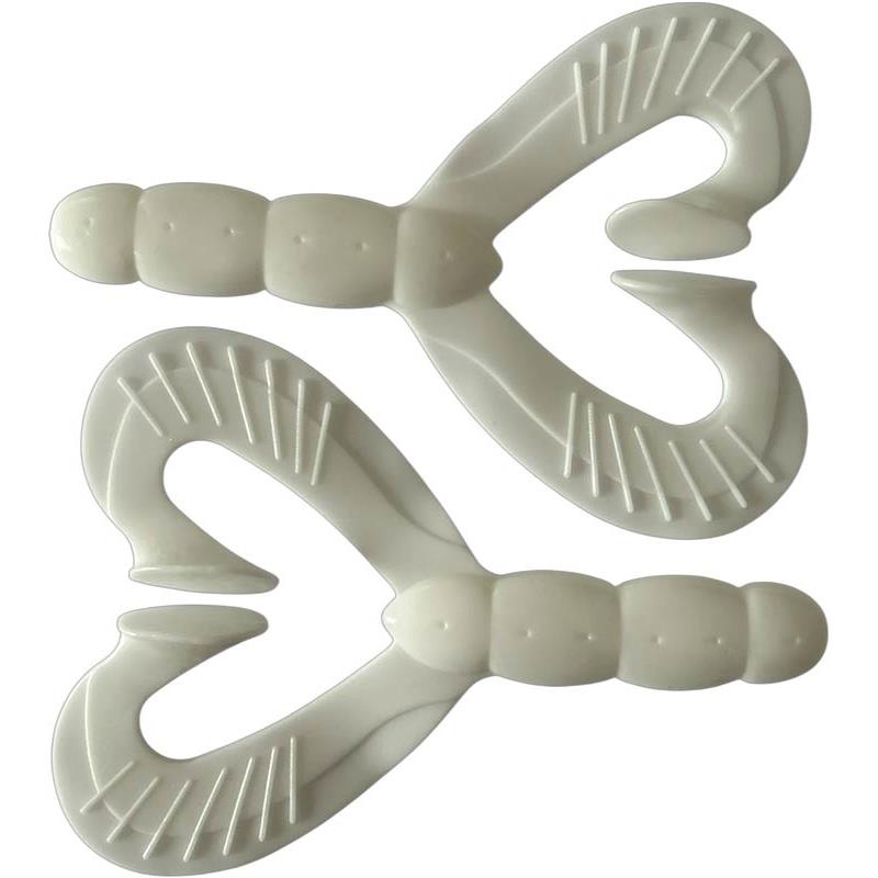 Pour vos sessions - Leurre Souple Reins Rockvibe Manta 6.5 - 16.5CM - PAR 2 - Mat White - 2 - 16.5
