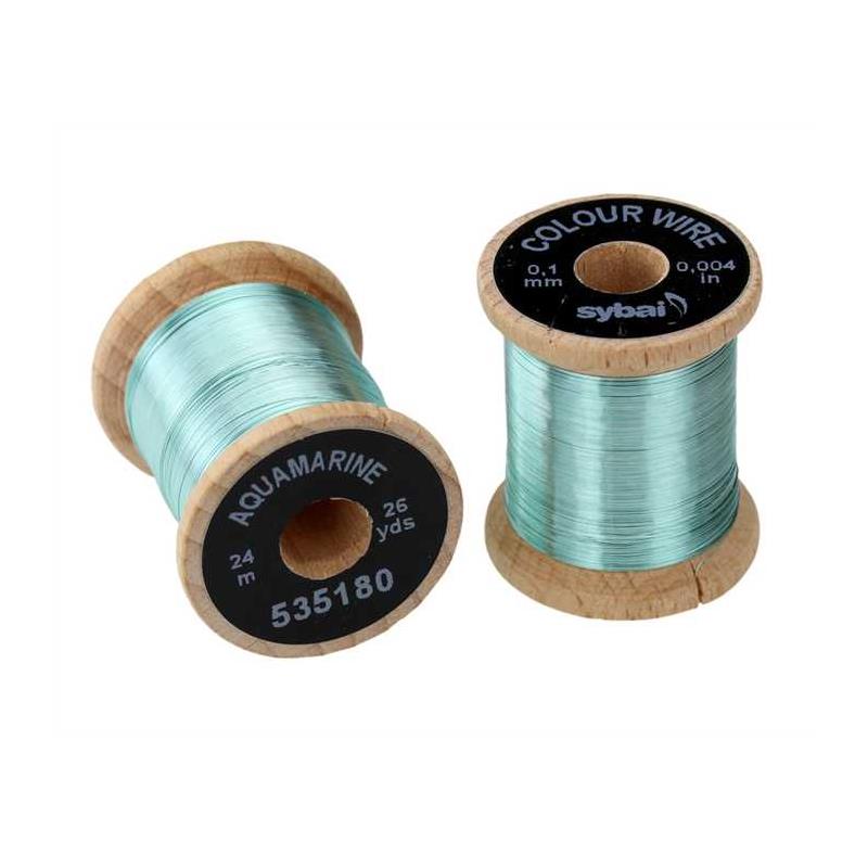 Choix du pêcheur - FIL Métallique TOF Sybai Color Wire - Aquamarine - 0.1 - 24