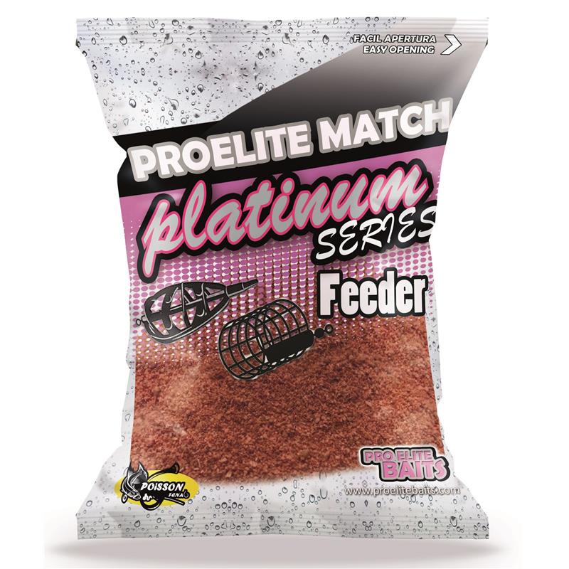 Choix du pêcheur - Amorce PRO Elite Baits Groundbaits Platinum Series RED Feeder - 1